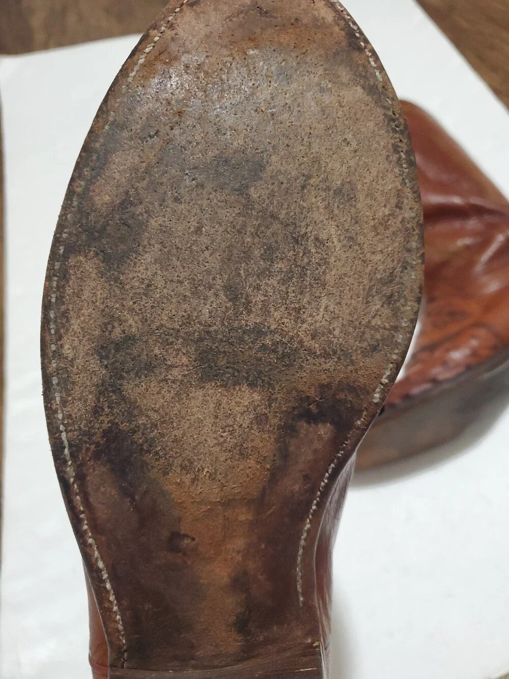 Lucchese 1883 Men’s 11.5 D Cogniac Brown Ostrich Boots